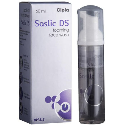 Saslic DS Foaming Face Wash with Salicylic Acid | pH 5.5 - Classic Derma