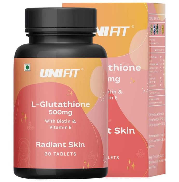 Unifit L-Glutathione 500mg with Biotin & Vitamin E | Tablet for Skin Health - Classic Derma