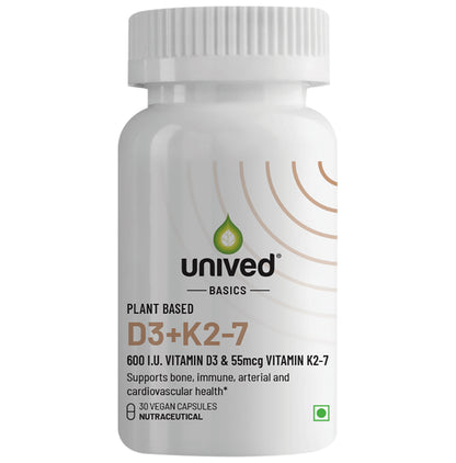 Unived Basics D3 + K2 Vegan Capsule - Classic Derma