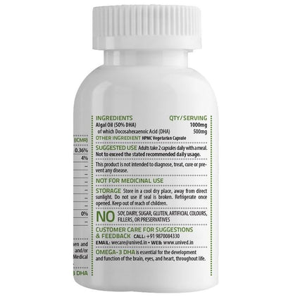 Unived Ovegha 500mg Omega 3 DHA Vegan Liquid Capsule