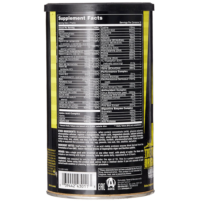 Universal Nutrition Animal Pak Capsule