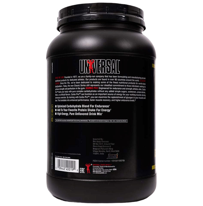 Universal Nutrition Carbo Pro Powder Unflavored