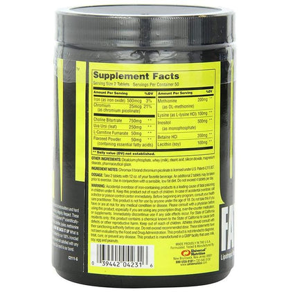 Universal Nutrition Fat Burner Tablet