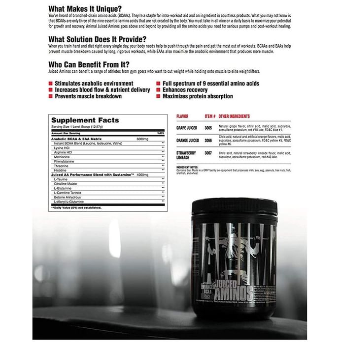 Universal Nutrition Juiced Aminos Orange