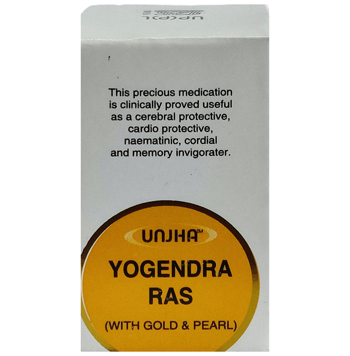 Unjha Yogendra Ras Tablet (with Gold & Pearl) - Classic Derma
