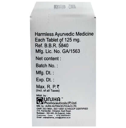 Unjha Yogendra Ras Tablet (with Gold & Pearl)