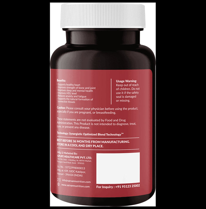 Satvam Natural Omega 3 Supplement Tablet