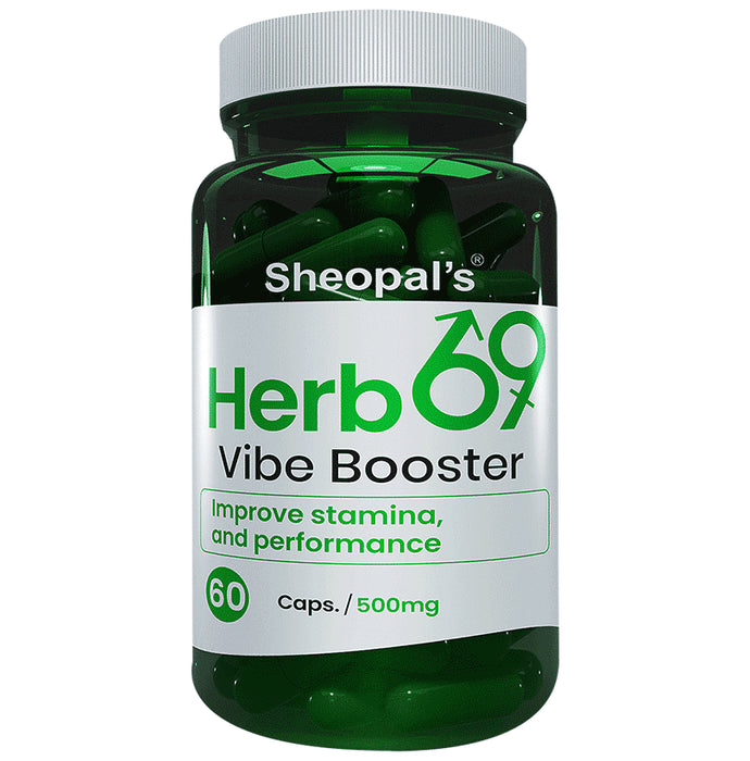 Sheopal's Herb 69 Vibe Shudh Shilajit Shatavari Help Increasing Energy, Strength & Stamina for Men Performance - Classic Derma