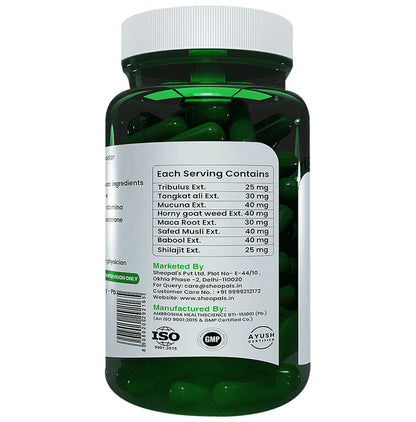 Sheopal's Herb 69 Vibe Shudh Shilajit Shatavari Help Increasing Energy, Strength & Stamina for Men Performance