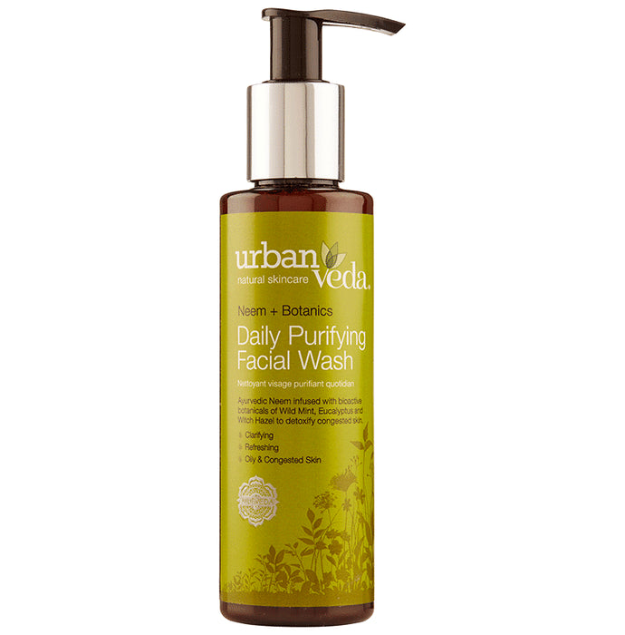 Urban Veda Neem +Botanics Daily Purifying Facial Wash - Classic Derma