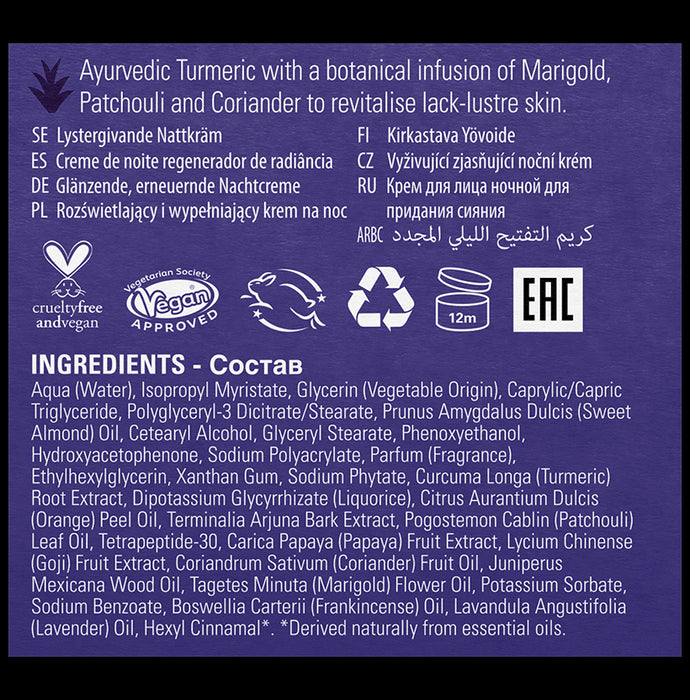 Urban Veda Radiance Replenishing Night Cream