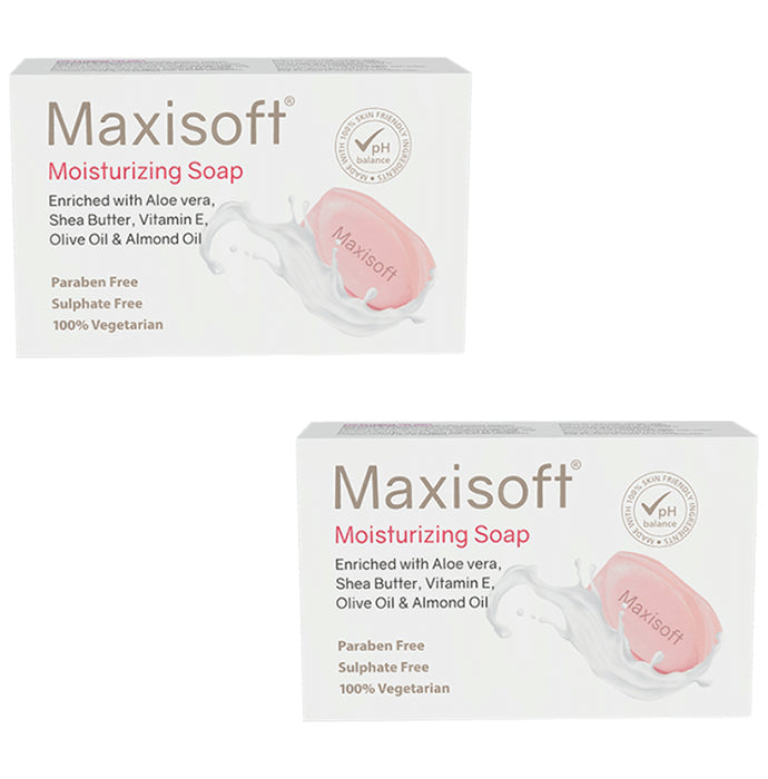 Maxisoft Moisturizing Soap (75gm Each) - Classic Derma