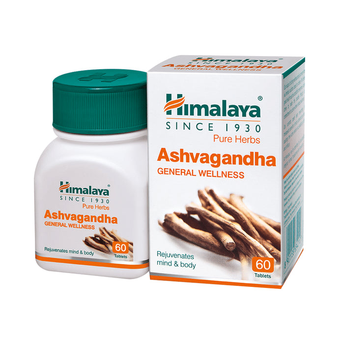 Himalaya Wellness Combo Pack of Pure Herbs Ashvagandha Tablet & Pure Herbs Ashvagandha Tablet (60 Each)