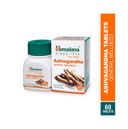 Himalaya Wellness Combo Pack of Pure Herbs Ashvagandha Tablet & Pure Herbs Ashvagandha Tablet (60 Each)