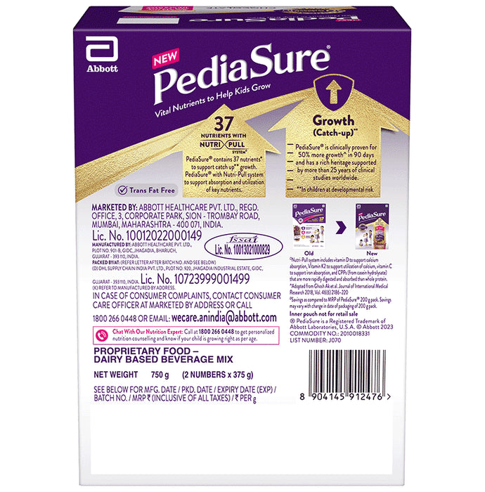 PediaSure Scientifically Designed Nutritional Drink for Kids Growth Premium Chocolate