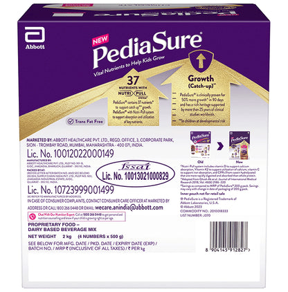 PediaSure Scientifically Designed Nutritional Drink for Kids Growth Premium Chocolate