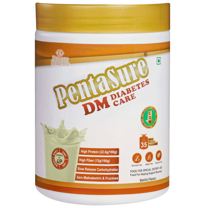 PentaSure DM – Diabetes Care Nutrition Drink with 4P Protein helps to Manage Blood Powder Vanilla - Classic Derma