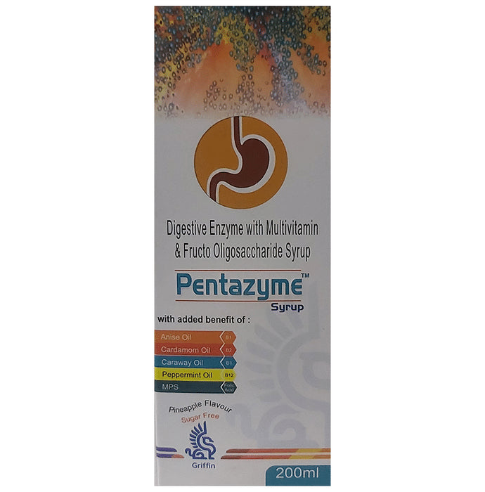Pentazyme Syrup Pineapple Sugar Free - Classic Derma