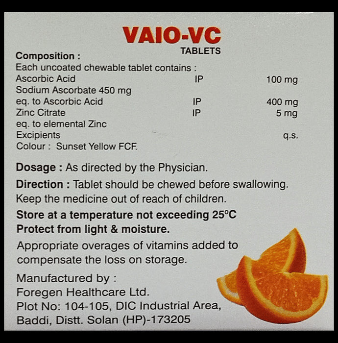 Vaio-VC Chewable Tablet