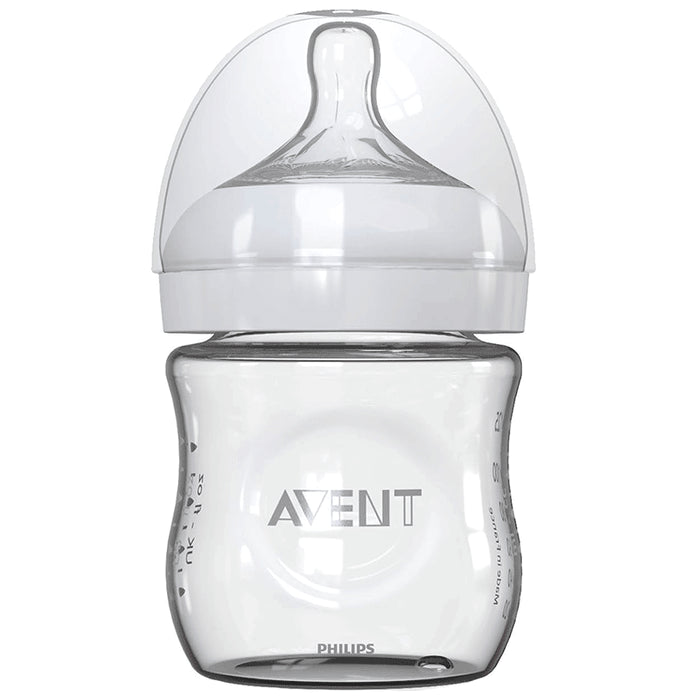 Philips Avent Natural Glass Bottle (4 Ounce Each) - Classic Derma