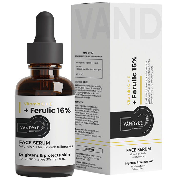 Vandyke Vitamin C + E + Ferulic 16% Face Serum - Classic Derma
