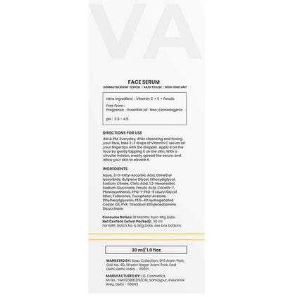 Vandyke Vitamin C + E + Ferulic 16% Face Serum