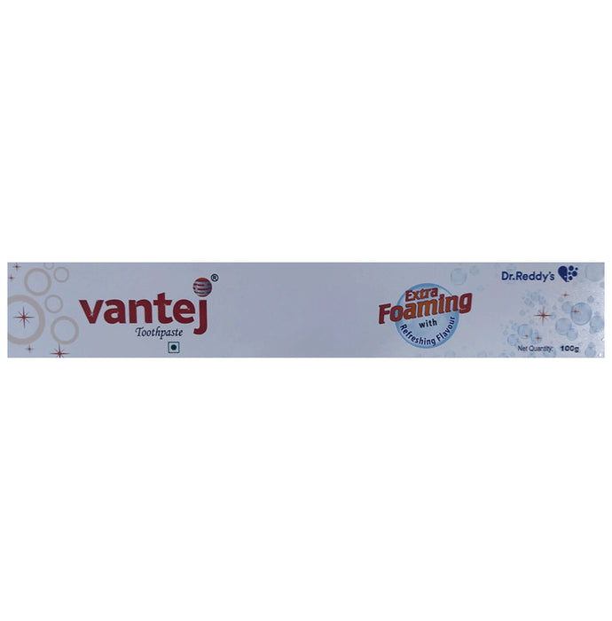 Vantej Extra Foaming Toothpaste | For Sensitivity Relief - Classic Derma