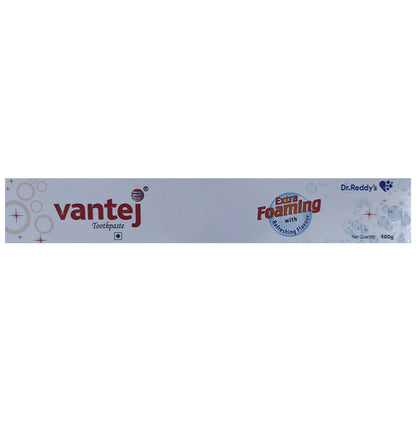 Vantej Extra Foaming Toothpaste | For Sensitivity Relief - Classic Derma