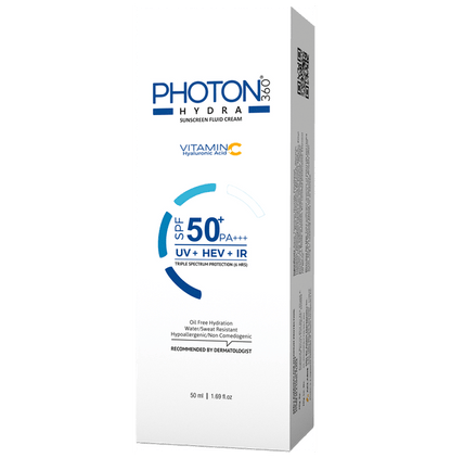 Photon 360 Tint Sunscreen Gel SPF 50 PA+++ | Water & Sweat-Resistant Gel SPF 50+ - Classic Derma
