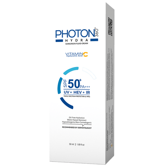 Photon 360 Tint Sunscreen Gel SPF 50 PA+++ | Water & Sweat-Resistant Gel SPF 50+ - Classic Derma