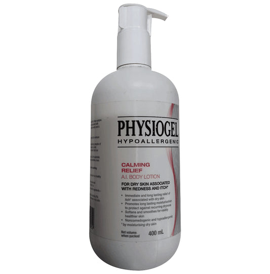 Physiogel Hypoallergenic Calming Relief A.I. Body Lotion | Non-Comedogenic & Hypoallergenic | Derma Care | For Dry Skin Associated with Redness & Itch - Classic Derma