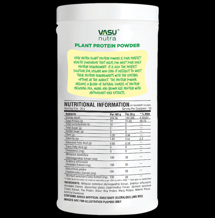 Vasu Nutra Plant Protein Powder
