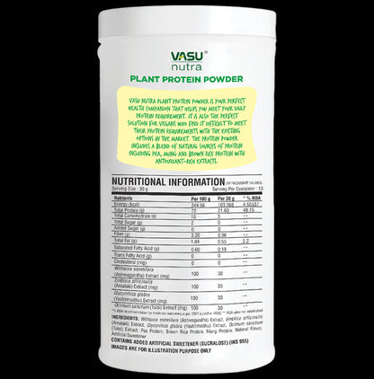 Vasu Nutra Plant Protein Powder