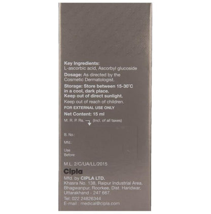 VC 15 Vitamin C Serum | Rich in Antioxidants for Ageing Skin