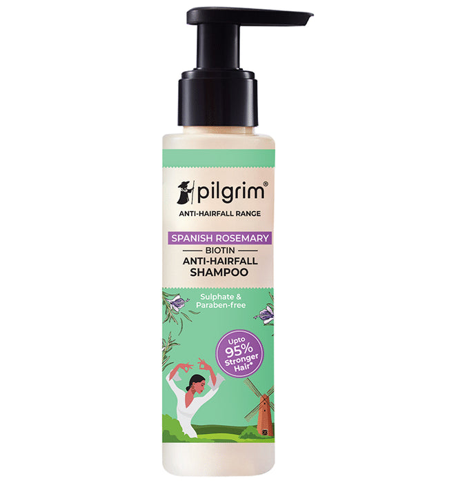 Pilgrim Spanish Rosemary Biotin Anti-Hairfall Shampoo - Classic Derma