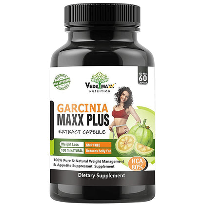 Veda Maxx Nutrition Garcinia Maxx Plus Extract 800mg Capsule - Classic Derma
