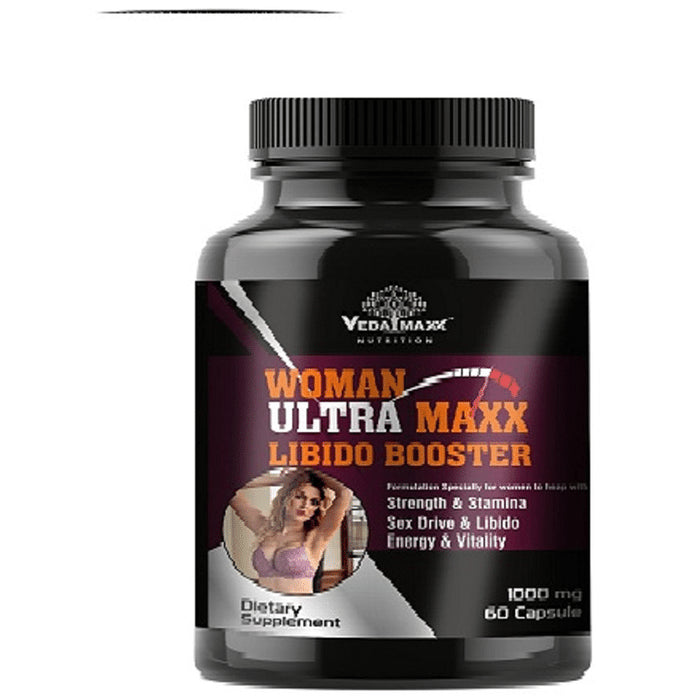Veda Maxx Nutrition Women Ultra Maxx Libido Booster 1000mg Capsule - Classic Derma