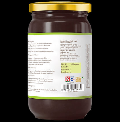 Veda Premium Chyawanprash with Almonds, Saffron, Raisins & Jaggery Sugar Free
