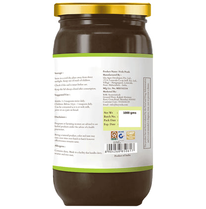 Veda Premium Chyawanprash with Almonds, Saffron, Raisins & Jaggery Sugar Free