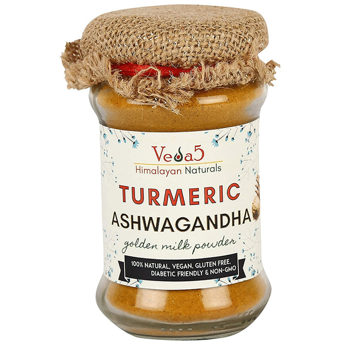 Veda5 Turmeric Ashwagandha Golden Milk Powder - Classic Derma