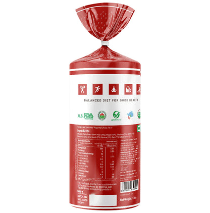Pintola Organic Wholegrain Brown Rice Cake (130gm Each) LIghtly Salted & Multigrain Unsalted