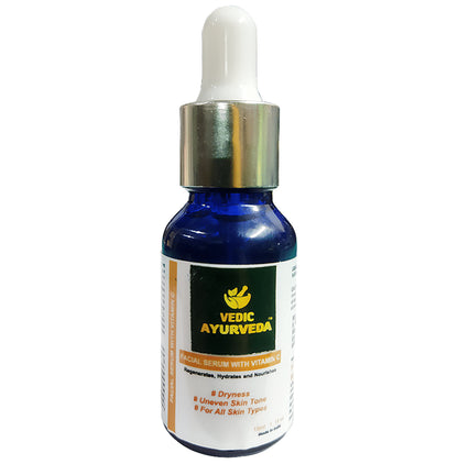 Vedic Ayurveda Facial Serum with Vitamin C - Classic Derma