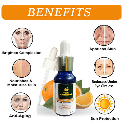 Vedic Ayurveda Facial Serum with Vitamin C
