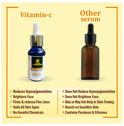 Vedic Ayurveda Facial Serum with Vitamin C
