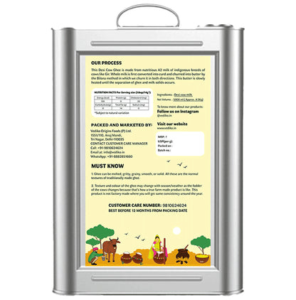 Vediko Origins A2 Desi Cow Ghee