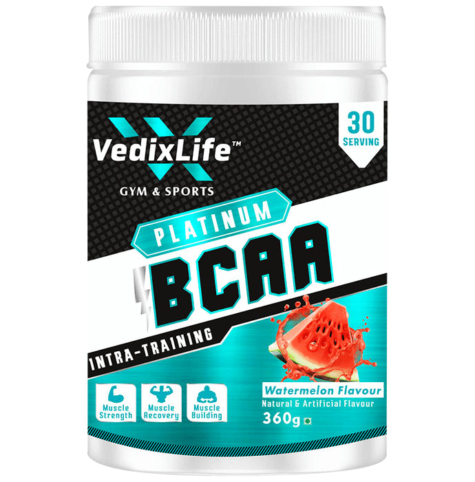 VedixLife Platinum BCAA Intra-Training Powder Watermelon - Classic Derma