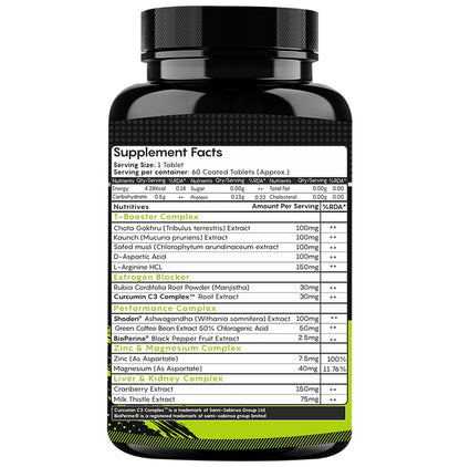 VedixLife Testo Boost Tablet for Stamina & Stronger Muscles