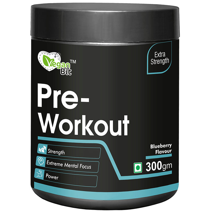 Vegan Bit Pre-Workout Powder Blueberry - Classic Derma