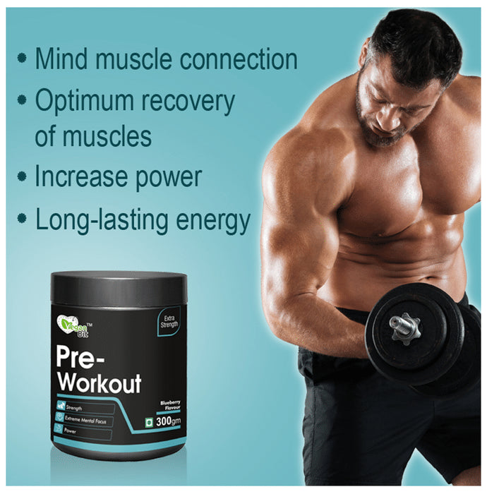 Vegan Bit Pre-Workout Powder Blueberry