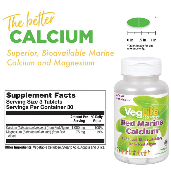 Veglife Red Marine Calcium Tablet